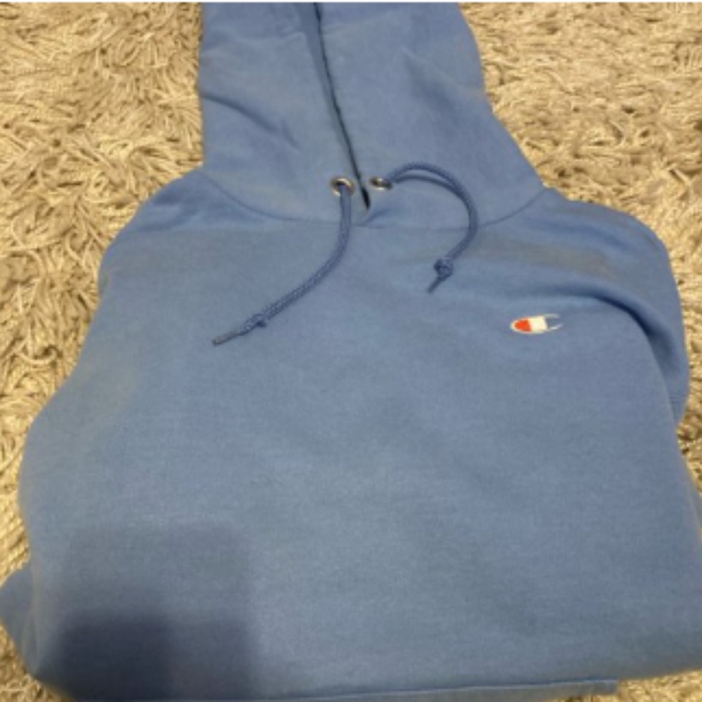 Light Blue Champion Hoodie